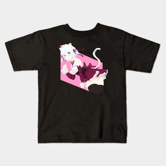 Cute Siesta "NekoMimi" from The Detective is Already Dead Anime Kids T-Shirt by zerooneproject